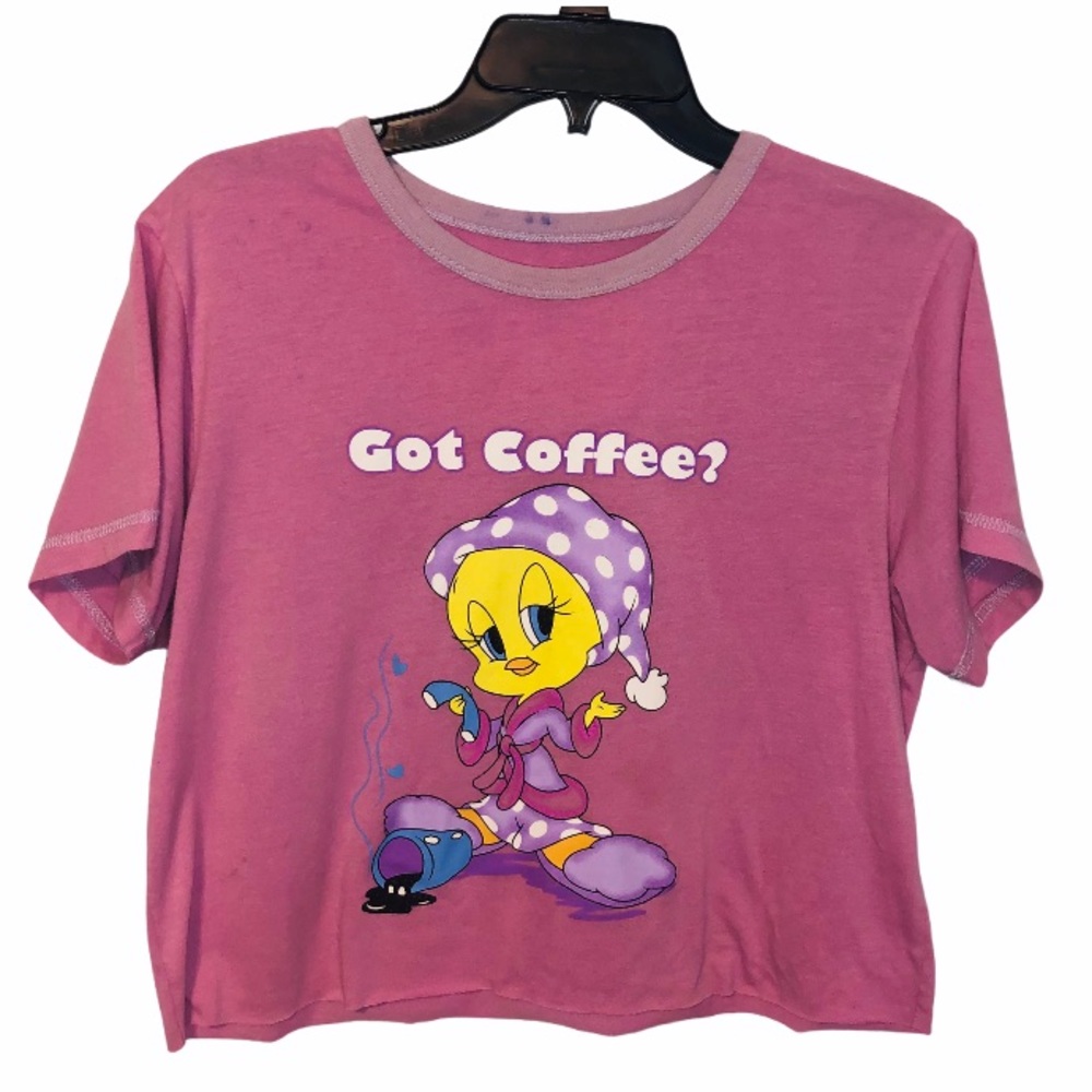 ‘ got coffee ‘ tweety bird sleep tee